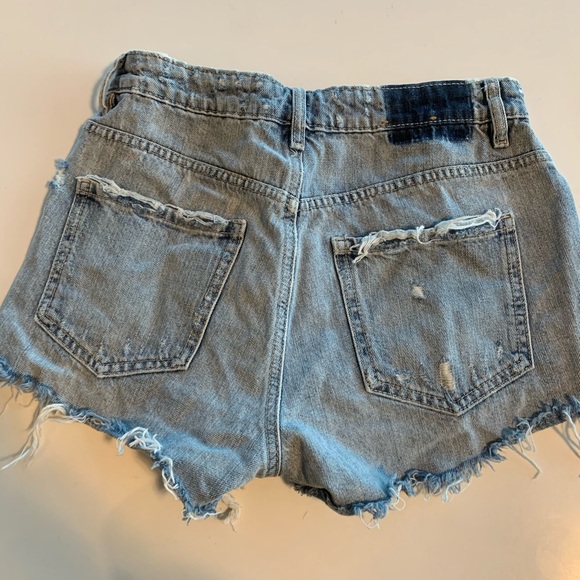 Garage High waisted Jean Shorts - Picture 2 of 3
